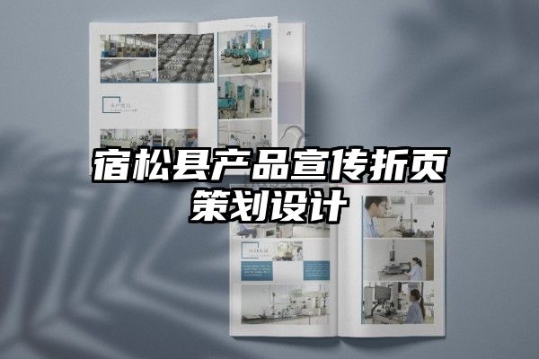 宿松县产品宣传折页策划设计