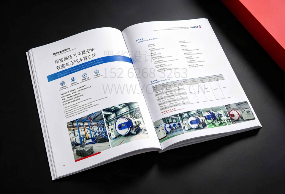 热处理设备宣传册设计案例｜热处理设备企业画册与热处理设备产品宣传册设计